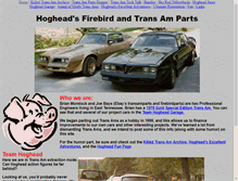 Tablet Screenshot of firebirdtransamparts.com